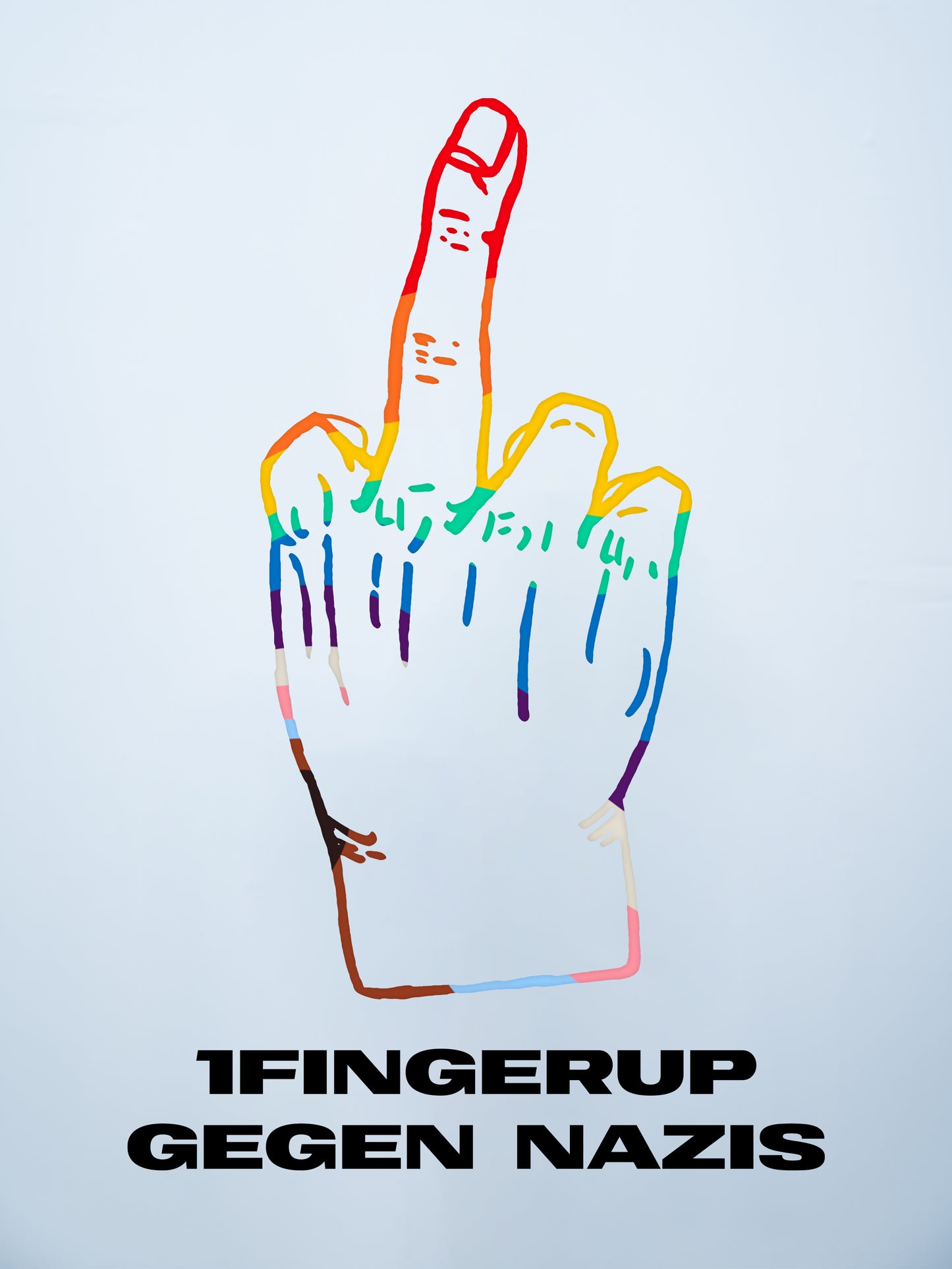 1FINGERUP GEGEN NAZIS